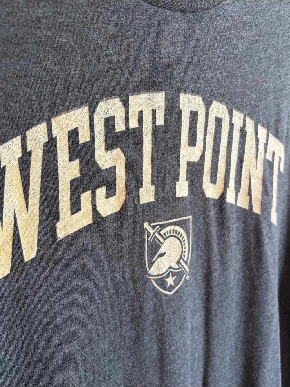 Army Black Knights West Point Fanatics Charcoal T-Shirt - Men’s Small NWOT